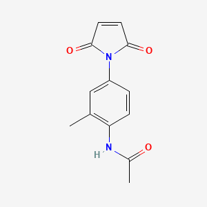 molecular formula C13H12N2O3 B5887974 N-[4-(2,5-dioxopyrrol-1-yl)-2-methylphenyl]acetamide 