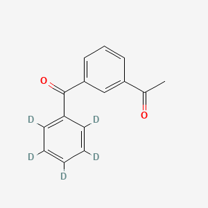 molecular formula C15H12O2 B588830 3-Acetylbenzophenone-d5 CAS No. 1329614-73-4
