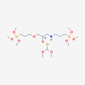 molecular formula C18H45NO10Si3 B588836 CID 53423938 CAS No. 127003-76-3