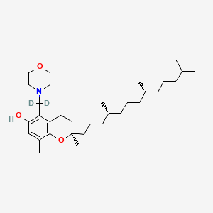 molecular formula C32H55NO3 B588843 5-(4-Morpholinylmethyl) delta-Tocopherol CAS No. 936230-74-9