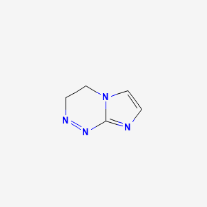 molecular formula C5H6N4 B588845 3,4-Dihydroimidazo[2,1-c][1,2,4]triazine CAS No. 132501-26-9
