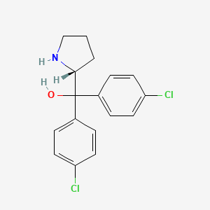 Bis(P-chlorophenyl)-(2R)pyrrolidine methanol