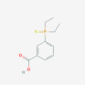 molecular formula C11H15O2PS B5888500 m-Diethylthiophosphinylbenzoic acid 