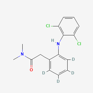 2-[(2,6-Dichlorophenyl)amino]-N,N-dimethylbenzeneacetamide-d4
