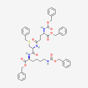molecular formula C51H56N4O10S B588878 N,N-Dibenzyloxycarbonyl-S,O,O-tri-benzyl-L- CAS No. 1356930-78-3