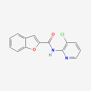molecular formula C14H9ClN2O2 B5888931 N-(3-chloropyridin-2-yl)-1-benzofuran-2-carboxamide 