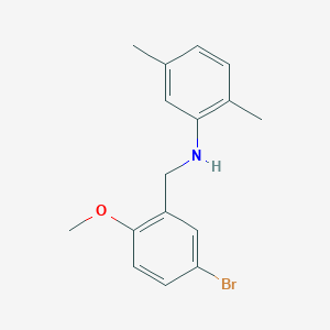 molecular formula C16H18BrNO B5888943 N-(5-bromo-2-methoxybenzyl)-2,5-dimethylaniline 