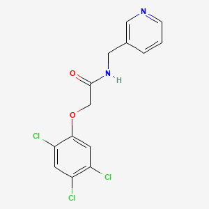 molecular formula C14H11Cl3N2O2 B5889292 N-(pyridin-3-ylmethyl)-2-(2,4,5-trichlorophenoxy)acetamide 