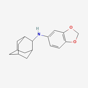 molecular formula C17H21NO2 B5889364 N-(2-adamantyl)-1,3-benzodioxol-5-amine 