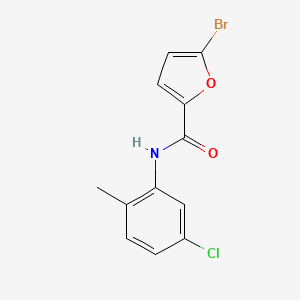 molecular formula C12H9BrClNO2 B5889495 5-bromo-N-(5-chloro-2-methylphenyl)furan-2-carboxamide 
