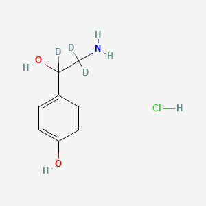 molecular formula C8H12ClNO2 B588969 rac Octopamine-d3 Hydrochloride CAS No. 1219803-62-9