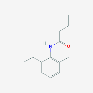 molecular formula C13H19NO B5889703 N-(2-ethyl-6-methylphenyl)butanamide 