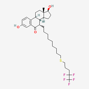 molecular formula C32H45F5O3S B588980 S-Deoxo-6-oxo-fulvestrant CAS No. 1107606-70-1