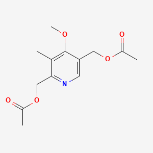2,5-Bis[(acetyloxy)methyl-4-methoxy-3-methylpyridine