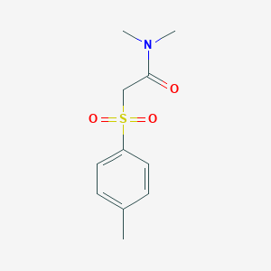 molecular formula C11H15NO3S B5889996 N,N-dimethyl-2-[(4-methylphenyl)sulfonyl]acetamide 