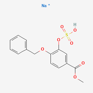 4-Benzyloxy-3-(sulfooxy)benzoicAcid3-O-SulfateSodiumSaltMethylEster