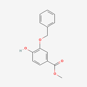molecular formula C15H14O4 B589005 Methyl 3-(benzyloxy)-4-hydroxybenzoate CAS No. 1037072-57-3