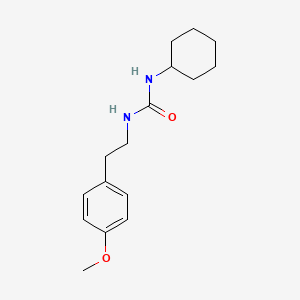 molecular formula C16H24N2O2 B5890119 N-CYCLOHEXYL-N'-(4-METHOXYPHENETHYL)UREA 