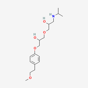 1-(2-Hydroxy-3-((1-methylethyl)amino)propoxy)-3-(4-(2-methoxyethyl)phenoxy)propan-2-ol