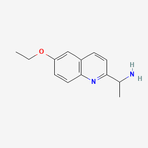 1-(6-Ethoxyquinolin-2-yl)ethanamine