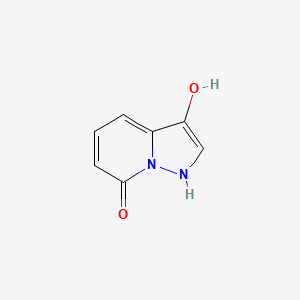 molecular formula C7H6N2O2 B589023 Pyrazolo[1,5-A]pyridine-3,7-diol CAS No. 135455-76-4