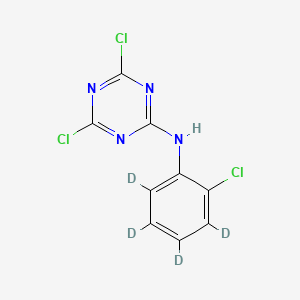molecular formula C9H5Cl3N4 B589025 Anilazine-d4 