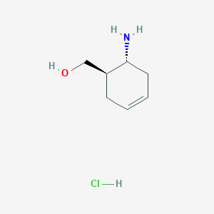 trans-(6-Amino-cyclohex-3-enyl)-methanol hydrochloride