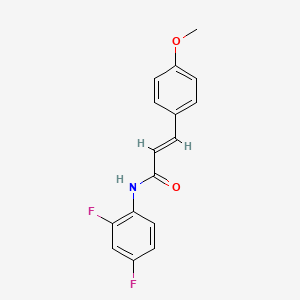 molecular formula C16H13F2NO2 B5890529 (2E)-N-(2,4-difluorophenyl)-3-(4-methoxyphenyl)prop-2-enamide 