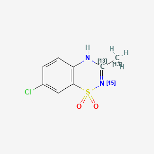 Diazoxide-15N,13C2