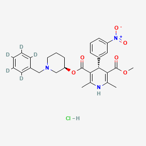 molecular formula C28H32ClN3O6 B589057 rac Benidipine-d5 Hydrochloride CAS No. 1329633-88-6