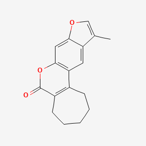 molecular formula C17H16O3 B5890745 3-Methyl-5,6-pentano-7H-furo[3,2-g][1]benzopyran-7-one 