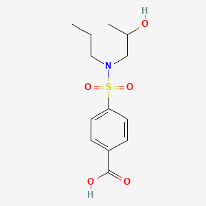 4-[(2-Hydroxypropyl)(propyl)sulfamoyl]benzoic acid