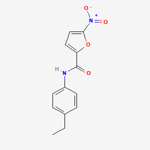 molecular formula C13H12N2O4 B5890896 N-(4-ethylphenyl)-5-nitrofuran-2-carboxamide 