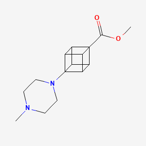molecular formula C15H20N2O2 B589117 Methyl 4-(4-methylpiperazin-1-yl)cubanecarboxylate CAS No. 152191-45-2