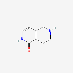 molecular formula C8H10N2O B589119 5,6,7,8-Tetrahydro-2,6-naphthyridin-1(2H)-one CAS No. 1170830-85-9