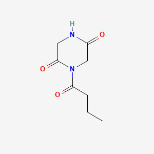 1-Butanoylpiperazine-2,5-dione