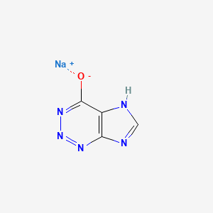 molecular formula C4H2N5NaO B589128 2-Azahypoxanthine Sodium Salt CAS No. 1797817-35-6