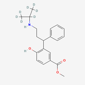 rac 5-Carboxy Desisopropyl Tolterodine-d7 Methyl Ester
