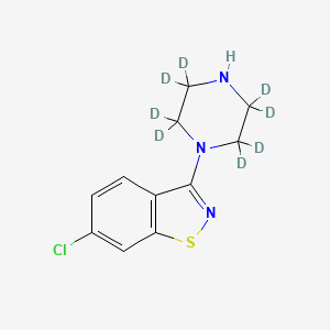 6-Chloro-3-(piperazin-1-yl)benzol[d]isothiazole-d8