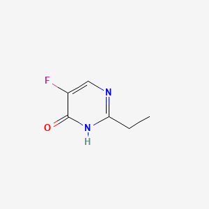 molecular formula C6H7FN2O B589158 2-Ethyl-5-fluoropyrimidin-4(1H)-one CAS No. 143328-91-0