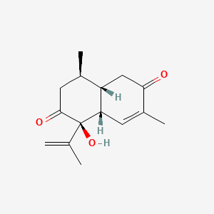molecular formula C15H20O3 B589168 7alpha-Hydroxy-4,11-cadinadiene-3,8-dione CAS No. 1423809-64-6