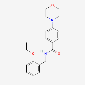molecular formula C20H24N2O3 B5891858 N-(2-ethoxybenzyl)-4-(4-morpholinyl)benzamide 