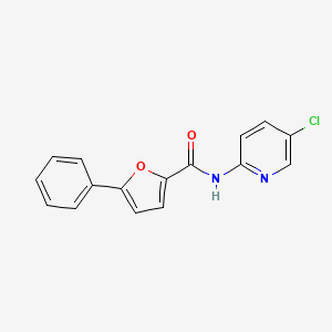 molecular formula C16H11ClN2O2 B5891931 N-(5-chloro-2-pyridinyl)-5-phenyl-2-furamide 