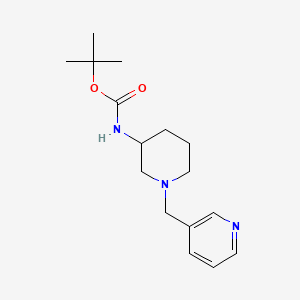 molecular formula C16H25N3O2 B5891960 Tert-butyl (1-(pyridin-3-ylmethyl)piperidin-3-yl)carbamate 