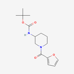 molecular formula C15H22N2O4 B5891965 Tert-butyl [1-(furan-2-ylcarbonyl)piperidin-3-yl]carbamate 