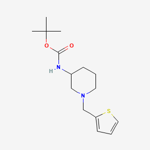 molecular formula C15H24N2O2S B5891971 tert-butyl [1-(2-thienylmethyl)-3-piperidinyl]carbamate 