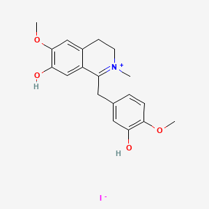 molecular formula C19H22INO4 B589200 1,2-Dehydro Reticuline Iodide CAS No. 21411-21-2