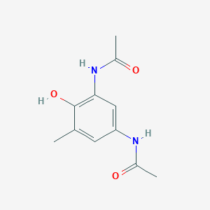molecular formula C11H14N2O3 B5892146 N,N'-(4-hydroxy-5-methyl-1,3-phenylene)diacetamide 