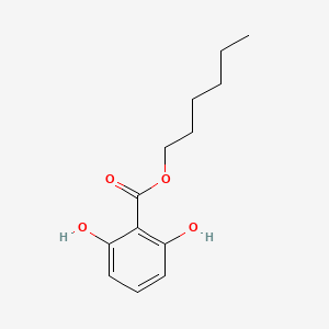 molecular formula C13H18O4 B589216 2,6-Dihydroxybenzoic acid hexyl ester CAS No. 135701-92-7