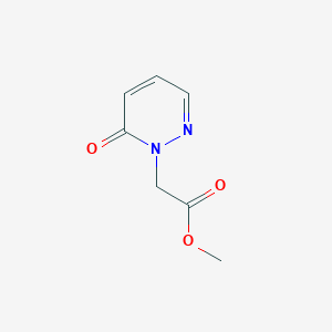 molecular formula C7H8N2O3 B5892189 methyl (6-oxo-1(6H)-pyridazinyl)acetate 